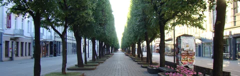 Laisvės alėja in Kaunas