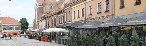 Kaunas Old Town Town Hall Square