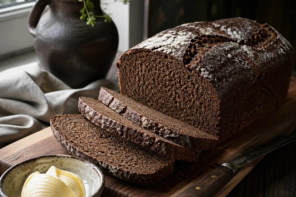Naminė ruginė duona - Sourdough rye bread - the foundational staple of every traditional Lithuanian table