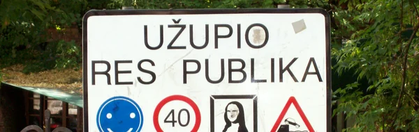 Uzupis district Vilnius artists republic